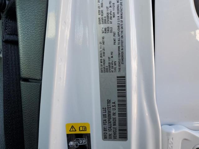 1C4JJXP68MW727782 - 2021 JEEP WRANGLER U SAHARA 4XE WHITE photo 14