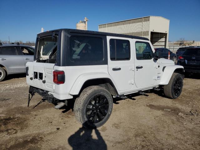1C4JJXP68MW727782 - 2021 JEEP WRANGLER U SAHARA 4XE WHITE photo 3