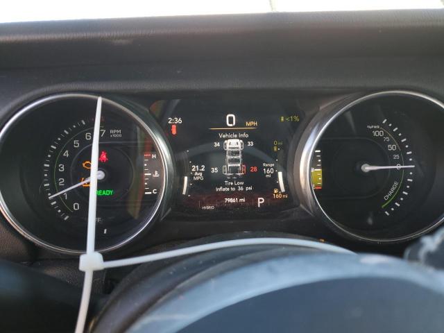 1C4JJXP68MW727782 - 2021 JEEP WRANGLER U SAHARA 4XE WHITE photo 9