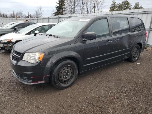 2C4RDGBG0DR783816 - 2013 DODGE GR CARAVAN SE BLACK photo 1