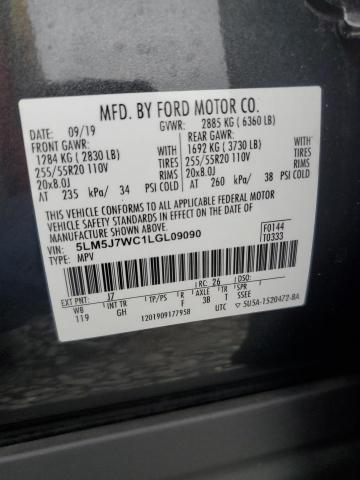 5LM5J7WC1LGL09090 - 2020 LINCOLN AVIATOR RESERVE GRAY photo 13