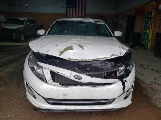 5XXGR4A7XFG404843 - 2015 KIA OPTIMA SX WHITE photo 5