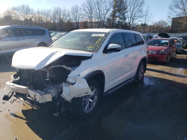 5TDZKRFH4FS056080 - 2015 TOYOTA HIGHLANDER LE WHITE photo 1