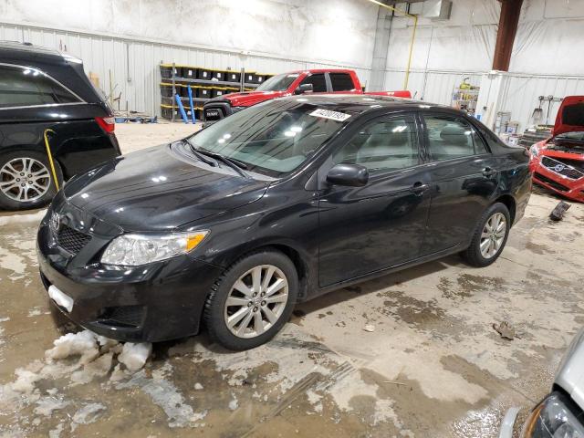 1NXBU4EE9AZ312087 - 2010 TOYOTA COROLLA BASE BLACK photo 1