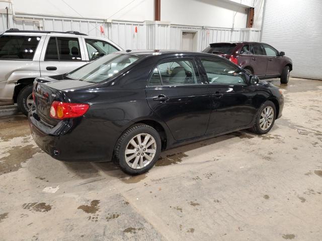 1NXBU4EE9AZ312087 - 2010 TOYOTA COROLLA BASE BLACK photo 3