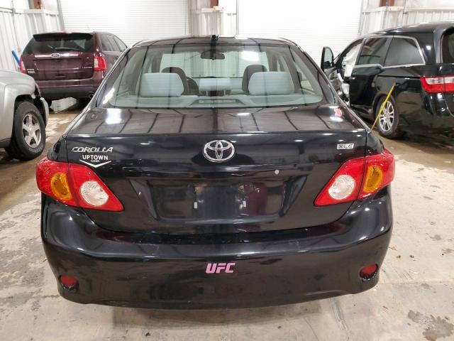 1NXBU4EE9AZ312087 - 2010 TOYOTA COROLLA BASE BLACK photo 6