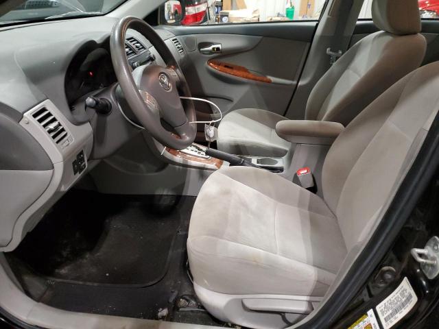 1NXBU4EE9AZ312087 - 2010 TOYOTA COROLLA BASE BLACK photo 7