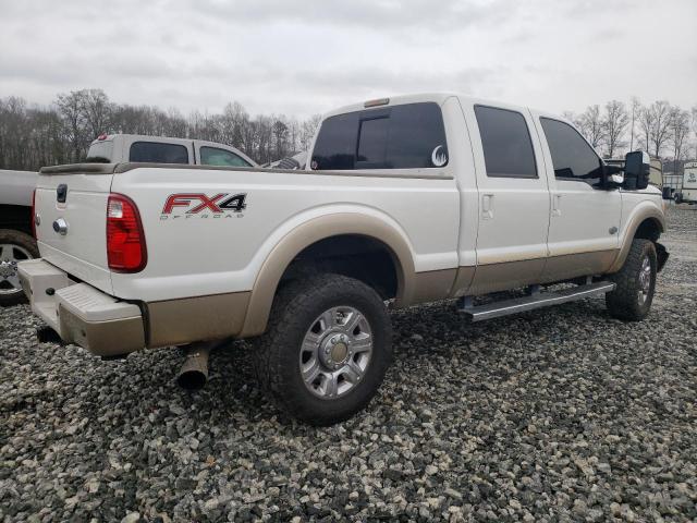 1FT7W2BT4DEB02412 - 2013 FORD F250 SUPER DUTY WHITE photo 3