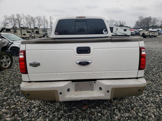 1FT7W2BT4DEB02412 - 2013 FORD F250 SUPER DUTY WHITE photo 6