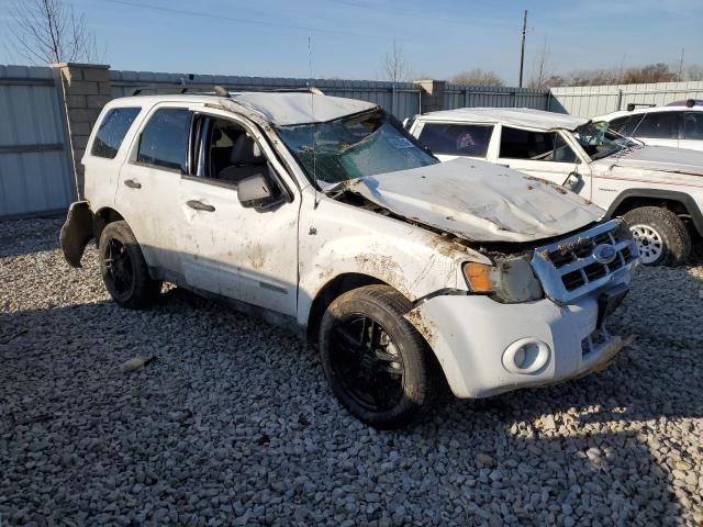 1FMCU49HX8KD74158 - 2008 FORD ESCAPE HEV WHITE photo 4