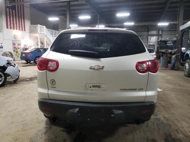 1GNKVLED8CJ297368 - 2012 CHEVROLET TRAVERSE LTZ WHITE photo 6