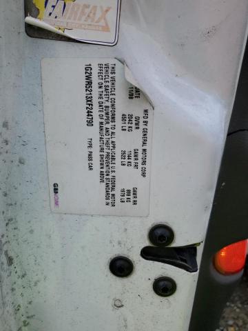 1G2WR5213XF244790 - 1999 PONTIAC GRAND PRIX GTP Ağ foto 12