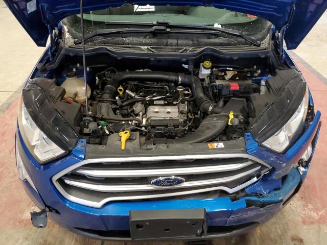 MAJ3P1TE6JC228421 - 2018 FORD ECOSPORT SE BLUE photo 11