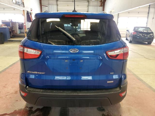 MAJ3P1TE6JC228421 - 2018 FORD ECOSPORT SE BLUE photo 6