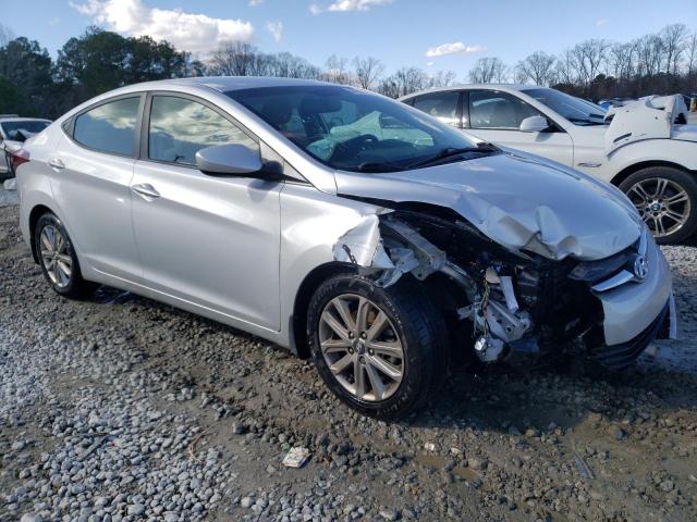 5NPDH4AE1GH744568 - 2016 HYUNDAI ELANTRA SE SILVER photo 4