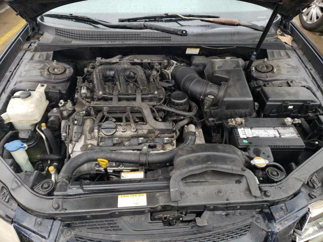 5NPEU46F56H101558 - 2006 HYUNDAI SONATA GLS BLUE photo 11