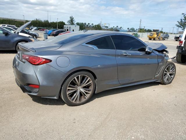 JN1EV7EK3JM341271 - 2018 INFINITI Q60 LUXE 300 GRAY photo 3