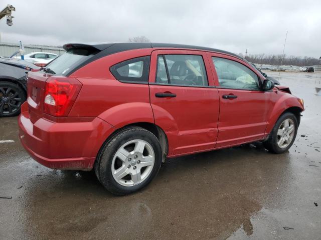 1B3HB28C78D747236 - 2008 DODGE CALIBER RED photo 3