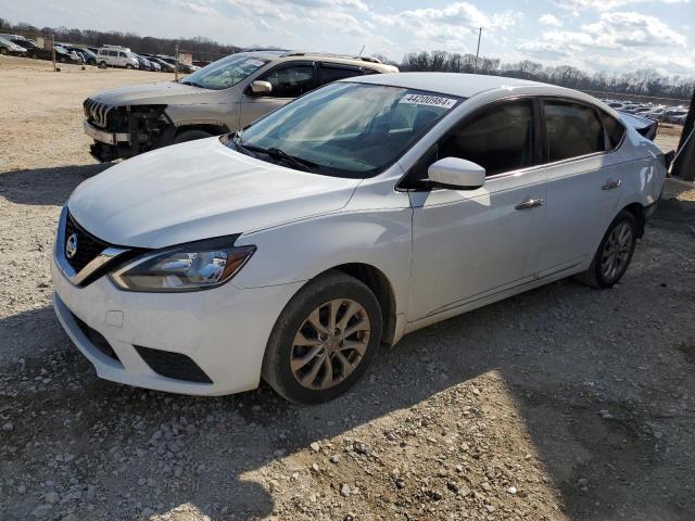 3N1AB7AP2JY233553 - 2018 NISSAN SENTRA S WHITE photo 1