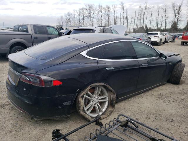 5YJSA1H16EFP37706 - 2014 TESLA MODEL S Սև լուսանկար 3