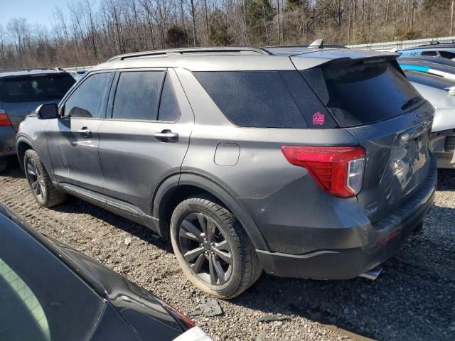 1FMSK8DH4MGA13828 - 2021 FORD EXPLORER XLT GRAY photo 2