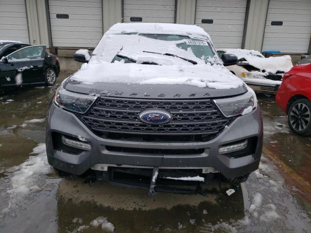 1FMSK8DH4MGA13828 - 2021 FORD EXPLORER XLT GRAY photo 5