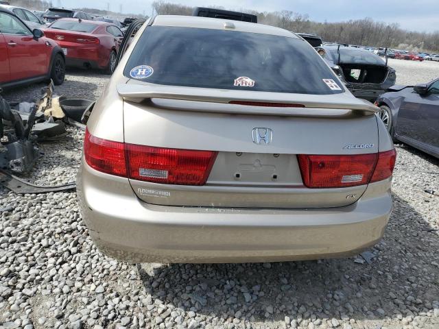 1HGCM56885A082414 - 2005 HONDA ACCORD EX GOLD photo 6