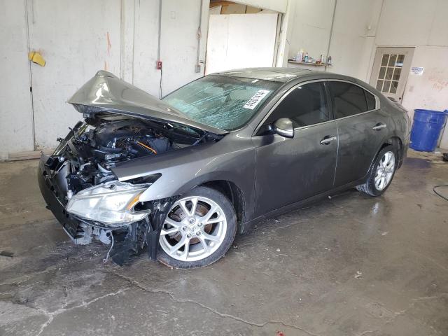 1N4AA5APXEC465052 - 2014 NISSAN MAXIMA S GRAY photo 1