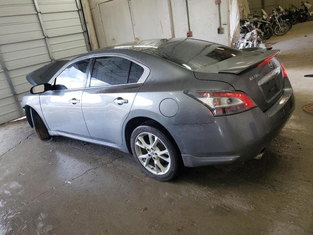 1N4AA5APXEC465052 - 2014 NISSAN MAXIMA S GRAY photo 2