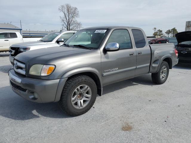 5TBRT34104S445658 - 2004 TOYOTA TUNDRA ACCESS CAB SR5 GRAY photo 1