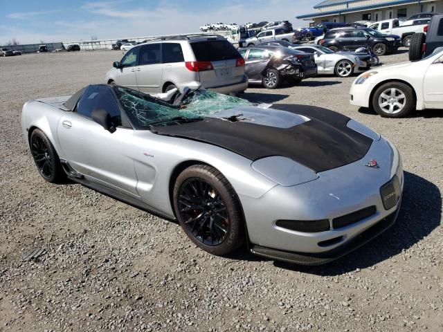 1G1YY12SX15131286 - 2001 CHEVROLET CORVETTE Z06 SILVER photo 4