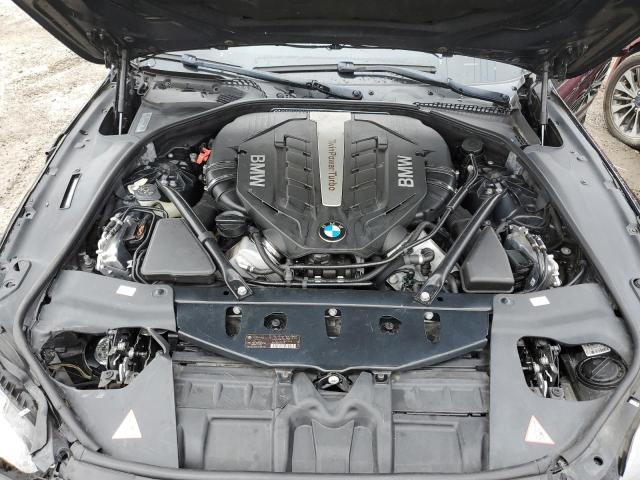 WBA6B2C5XED128959 - 2014 BMW 650 I GRAN COUPE BLACK photo 11