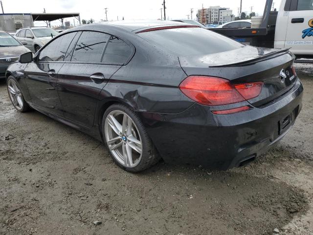 WBA6B2C5XED128959 - 2014 BMW 650 I GRAN COUPE BLACK photo 2