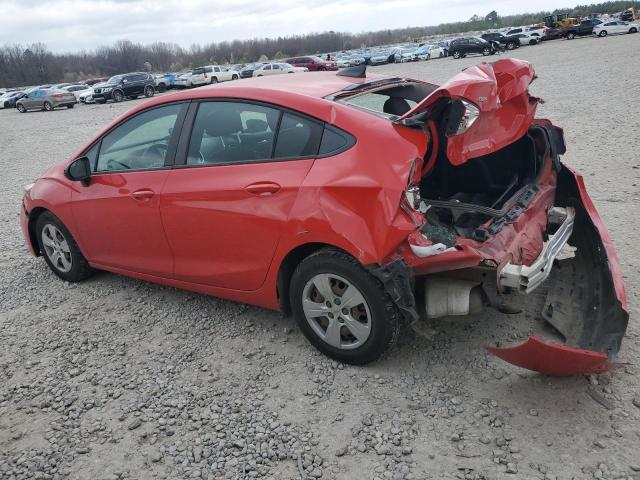 1G1BC5SM6J7206275 - 2018 CHEVROLET CRUZE LS RED photo 2