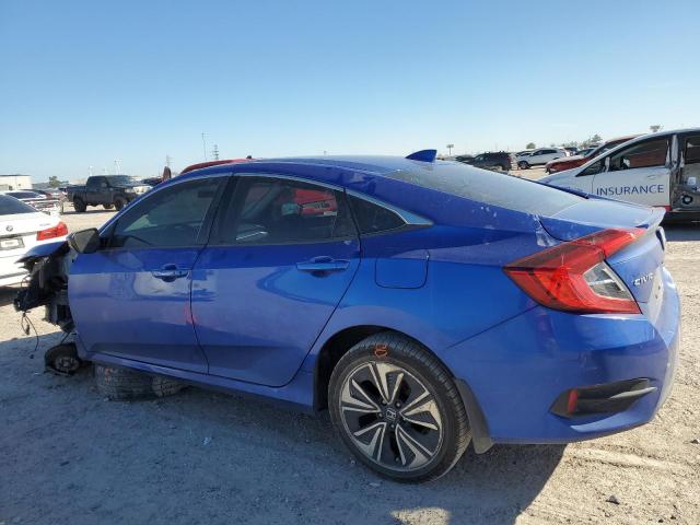 2HGFC1F74HH636800 - 2017 HONDA CIVIC EXL BLUE photo 2