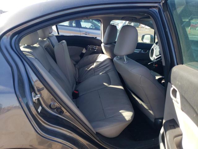 2HGFB2F91DH567388 - 2013 HONDA CIVIC EXL ნაცრისფერი ფოტო 10