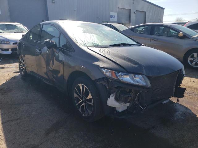 2HGFB2F91DH567388 - 2013 HONDA CIVIC EXL GRAY photo 4