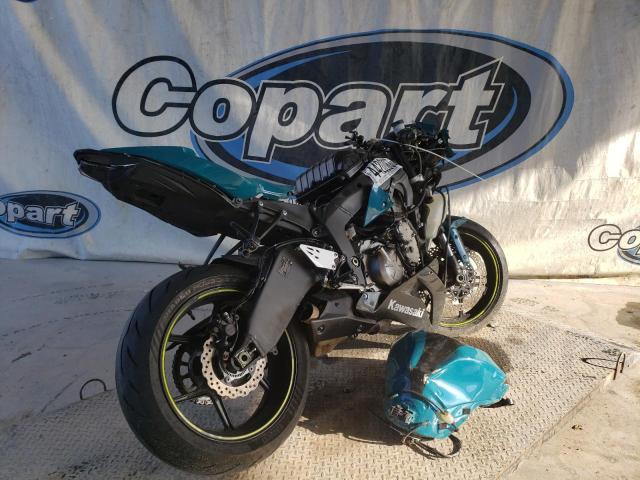 JKBZXJH13MA007570 - 2021 KAWASAKI ZX636 K TEAL photo 4