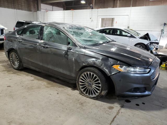 3FA6P0D93GR181450 - 2016 FORD FUSION TITANIUM GRAY photo 4