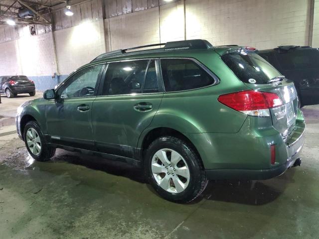 4S4BRCCC1C3289300 - 2012 SUBARU OUTBACK 2.5I PREMIUM GREEN photo 2