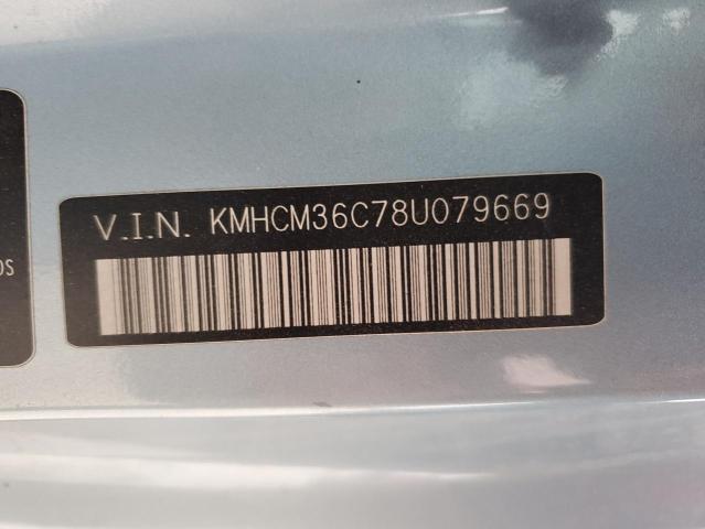 KMHCM36C78U079669 - 2008 HYUNDAI ACCENT GS 蓝色 照片 12