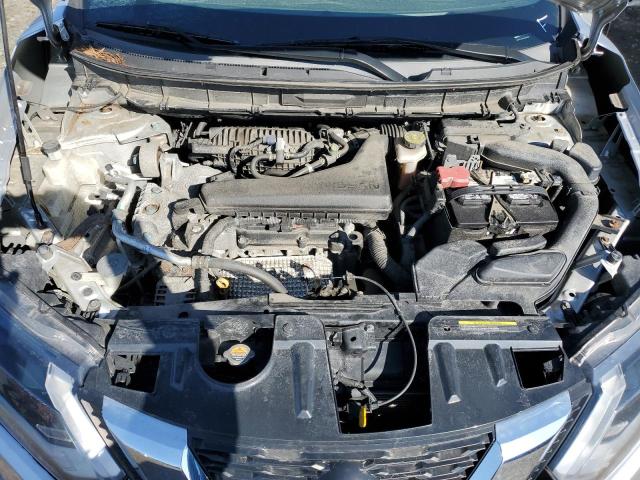 KNMAT2MV5HP505192 - 2017 NISSAN ROGUE S SILVER photo 11