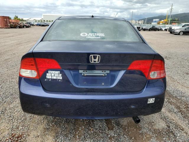 1HGFA15928L046395 - 2008 HONDA CIVIC EXL ლურჯი ფოტო 6