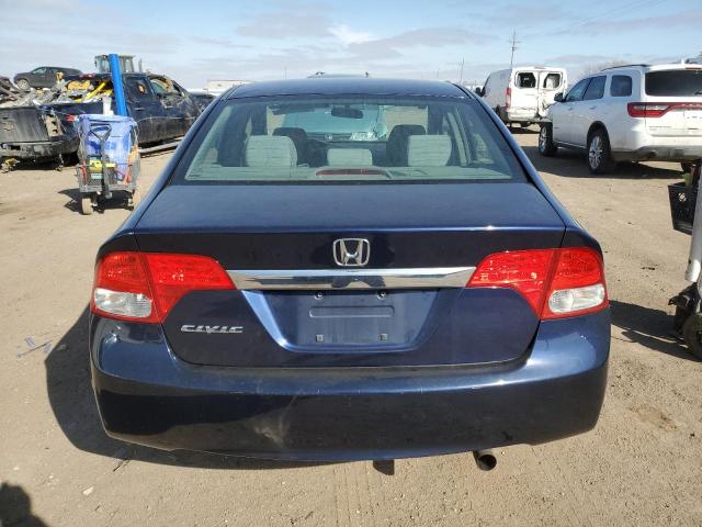 19XFA1F8XAE040749 - 2010 HONDA CIVIC EX BLUE photo 6