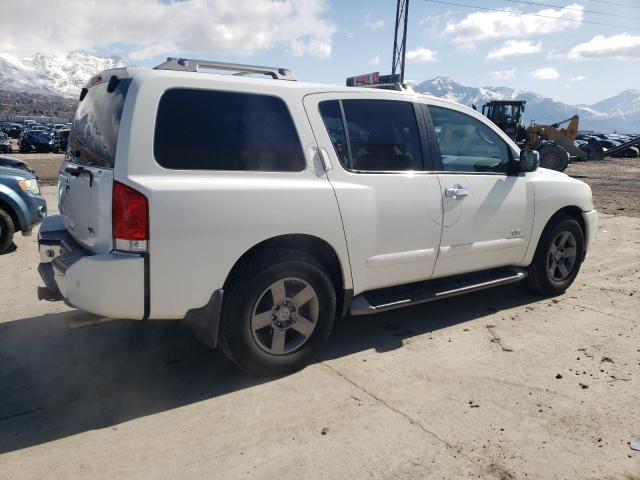 5N1AA08A35N710837 - 2005 NISSAN ARMADA SE WHITE photo 3