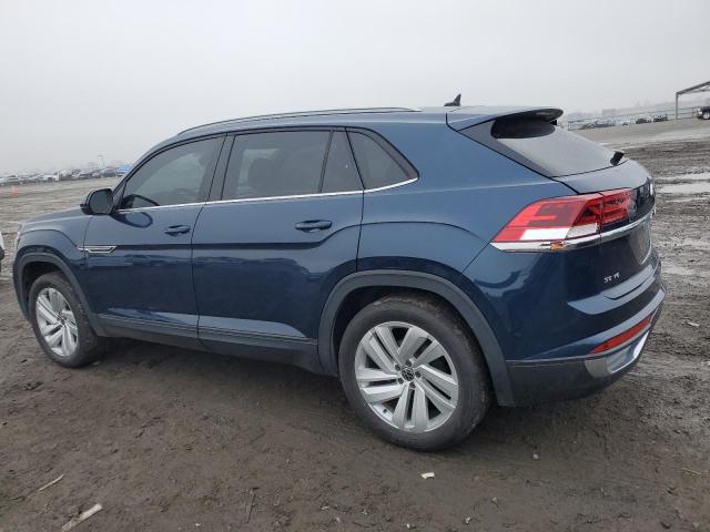 1V2JE2CA2MC241535 - 2021 VOLKSWAGEN ATLAS CROS SE BLUE photo 2