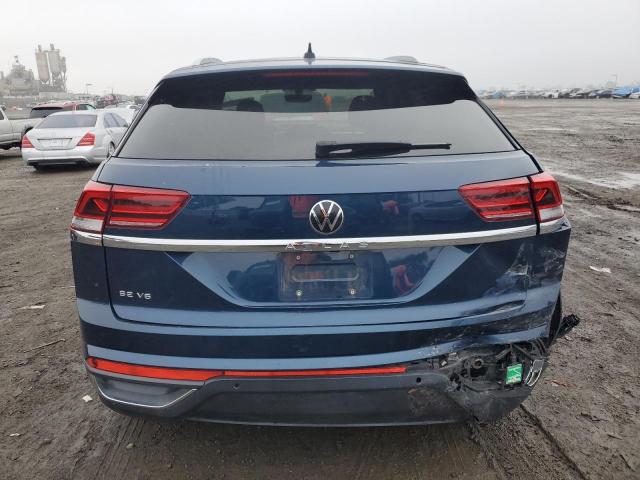 1V2JE2CA2MC241535 - 2021 VOLKSWAGEN ATLAS CROS SE BLUE photo 6