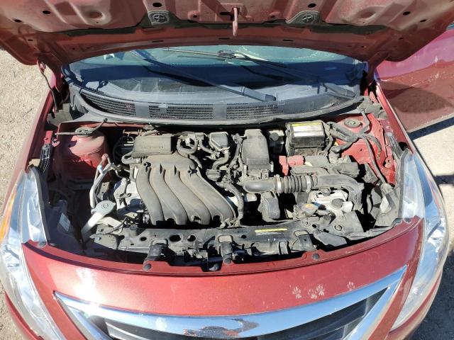 3N1CN7AP1KL876782 - 2019 NISSAN VERSA S RED photo 11