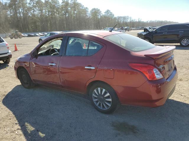 3N1CN7AP1KL876782 - 2019 NISSAN VERSA S RED photo 2