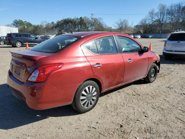 3N1CN7AP1KL876782 - 2019 NISSAN VERSA S RED photo 3